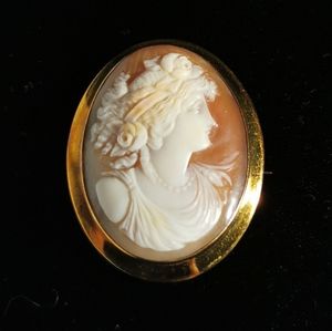 14k Gold (Stamped) Antique Brooch